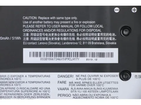 Lenovo IdeaPad S940-14IIL (Type 81R1) Orjinal Laptop Bataryası