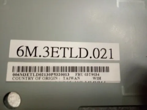 Lenovo AIO Edge 91z (Type 7074, 7075) 21.5" 1920x1080dpi FHD All-in-One PC Paneli