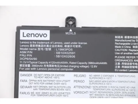 Lenovo ThikPad E15 Gen 2 (20T8001UTXZ21) Orjinal Laptop Bataryası