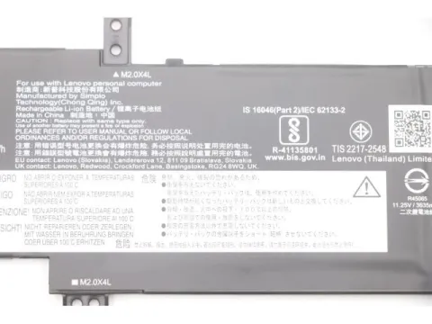 Lenovo IdeaPad 1 15IAU7 (82QD0078TX) Notebook 11.5V 42Wh 3Cell Orjinal Bataryası