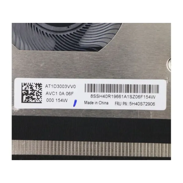 Lenovo ThinkPad E15 (Type 20RD, 20RE) 20RD0062TXA1 PC Internal Cooling Fan