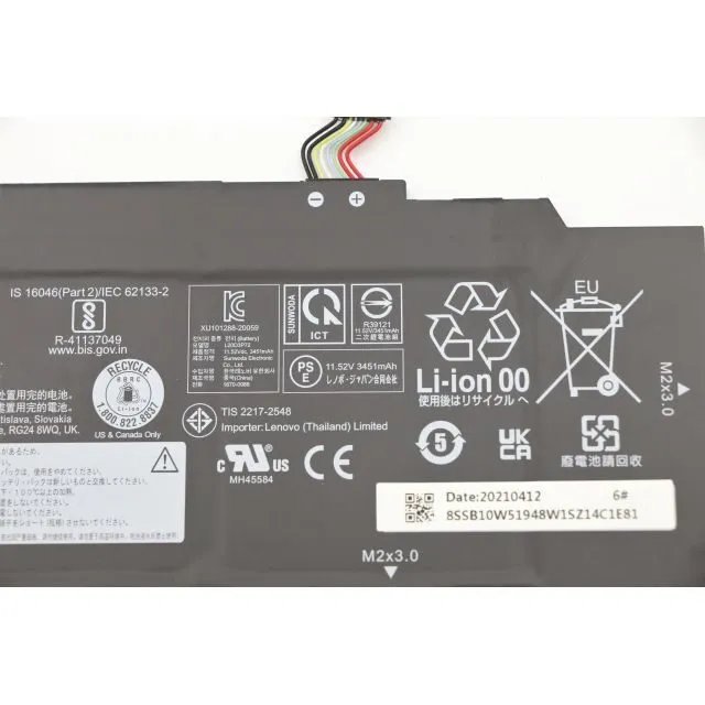 Lenovo ThinkPad X13 Gen 2 (Type 20XH, 20XJ) 41Wh Orjinal Laptop