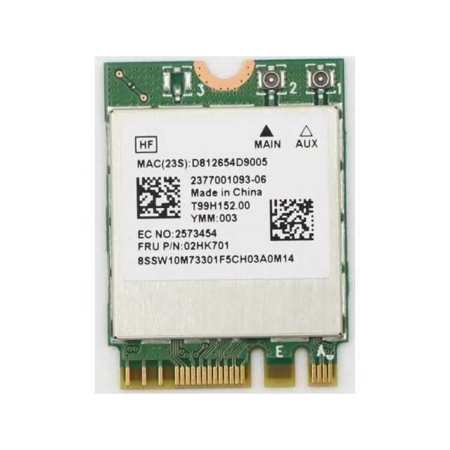 Carte wifi Intel 3165NGW LENOVO V330-15IKB 00JT497 - FRANCE / TVA