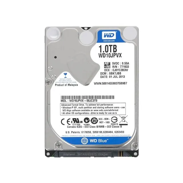 Western Digital Blue WD10JPVX-00JC3T0 1TB 5400RPM SATA 2.5-inch