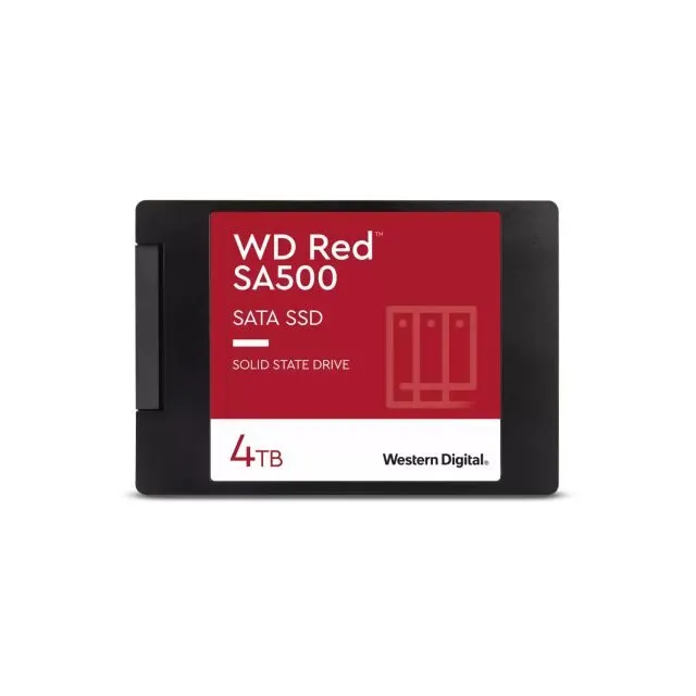 WD Red SA500 NAS SATA SSD 2.5 inch 7mm 4TB WDS400T2R0A Server ve